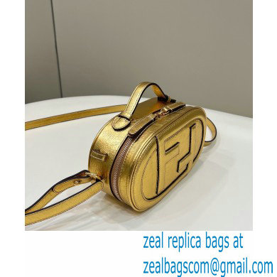 Fendi O Lock Leather Mini Camera Case Bag Gold 2022 - Click Image to Close